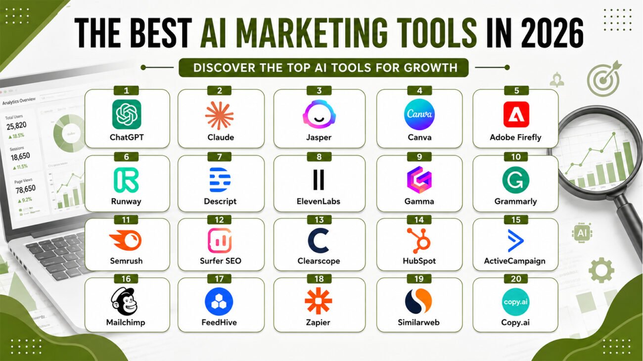 The best ai Marketing tools in 2026